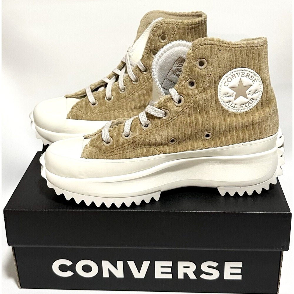 Converse Shoes Women's Size 6 Men's 4.5 Run Star Hike Corduroy Utility Sneakers